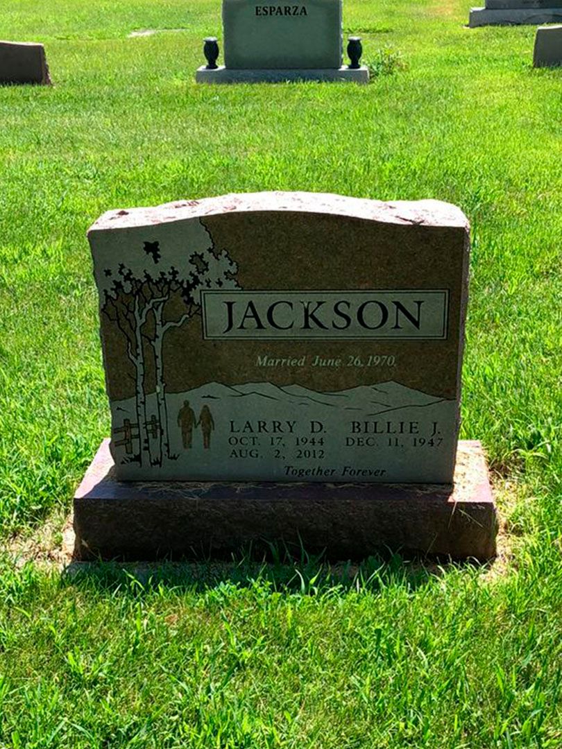 Billie J Jackson's grave. Photo 1